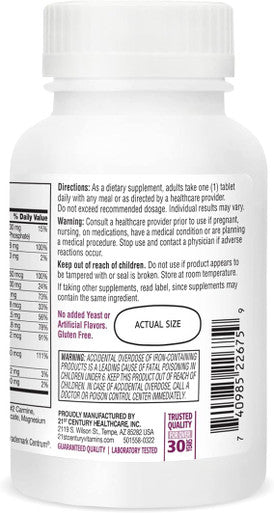 21st Century Sentry Women Multivitamins with Minerals, 120 ea