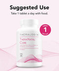 Theralogix TheraNatal Core Preconception Vitamin Supplement - 90-Day Supply - Prenatal Vitamins & Fertility Supplement for Women with Folate Vitamin D3 Choline & More - NSF - 90 Tablets
