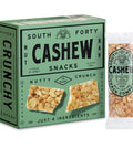 South 40 Snacks Crunchy Nut Bars, Mix of 6 Variety Pack, Touch of Honey, Natural Protein (40g Bar, Pack of 12)