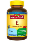 Nature Made Vitamin E 180 Mg (400 Iu) Dl-Alpha Dietary Supplement For Antioxidant Support 300 Softgels 300 Day Supply