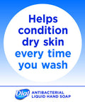 Dial Professional Moisturizers & Vitamin E Antibacterial Liquid Hand Soap, 7.5 OZ Pump Bottle (Pack of 12)