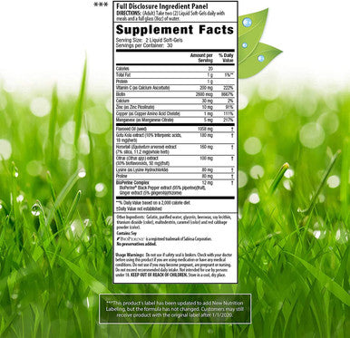 Irwin Naturals Longer Stronger Hair And Nails - Promotes Vibrant Shine Texture & Strength - 60 Liquid Softgels