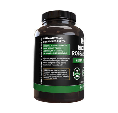 PURE ORIGINAL INGREDIENTS Rhodiola Rosea (365 Capsules) No Magnesium Or Rice Fillers, Always Pure, Lab Verified