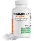 Bronson Vitamin K2 As Mk 7 Menaquinone 100 Mcg Non Gmo 120 Capsules