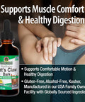 Nature'S Answer Cat's Claw Bark Liquid Extract Supplement 2 Ounce - Alcohol Cats Claw Tincture & Capsules Alternative for Joint & Muscle Support Vegan Non-GMO Gluten Kosher