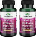 Swanson Hydrolyzed Fish Collagen Type I 400 Milligrams 60 Capsules (2 Pack)