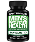 Saint Mingiano Men'S Prostate Health - 120 Capsules Of Advanced Prostate Supplements For Men With Saw Palmetto, Supporting Urinary Function And Hair Health 3 Months Supply Of Natural Herbal Supplements