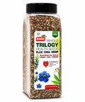 Badia Trilogy Health Seed Blend, 21 oz ÃƒÂ¢Ã¢â€šÂ¬Ã¢â‚¬Å“ Flax, Chia & Hemp Seeds | Nutritious blend of flax, chia, and hemp seeds with fiber and Omega-3s Superfood for smoothies, yogurt, salads, and baking