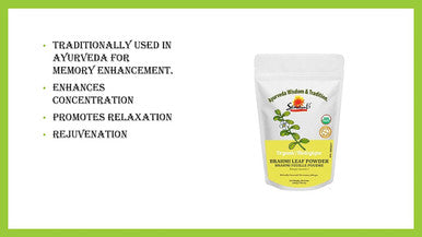 Sewanti Organic Brahmi Leaf Powder (npn): 80092677 200 gram