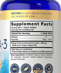 Carlyle Vegan Omega 3 Supplement | 60 Softgels | Non-GMO & Gluten Free | from Algae Oil