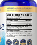 Carlyle Vegan Omega 3 Supplement | 60 Softgels | Plant Based | Non-Gmo & Gluten Free | From Algae Oil
