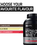 Optimum Nutrition Platinum Hydro Whey Hydrolysed Whey Protein Isolate Powder With Essential Amino Acids Glutamine And Bcaa Super Strawberry Flavour 40 Servings 1.6 Kg