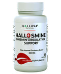 Hallusa Natural Diosmin Circulation Supplements - Leg Circulation, Varicose Veins Treatment - Restless Legs Syndrome Relief Pills, Blood Flow Supplement, 60 Capsules