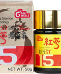 ILHWA Pure Concentrated Red Ginseng Extract 1.76oz x 3 pc 100 Korean Panax Root 50000mg. 6 Years Grown Tea