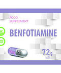 Benfotiamine 250Mg 120 Vegan Capsules, 3Rd Party Lab Tested, High Strength Supplement, Gluten And Gmo