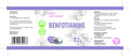 Benfotiamine 250Mg 120 Vegan Capsules, 3Rd Party Lab Tested, High Strength Supplement, Gluten And Gmo