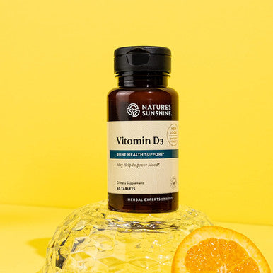 Nature'S Sunshine Vitamin D3, 180 Tablets | Supports Bone Health, Contributes To Overall Health, And May Improve Mood