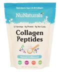 Nunaturals Collagen Peptides Powder (Type I, Iii), For Skin, Hair, Nail, And Joint Health, 14 Oz