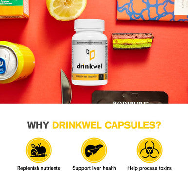 Drinkwel Better Mornings - Premium Multivitamin Supplement - Liver Cleanse, Detox, Immune Support- Milk Thistle, Vitamin C, Zinc, Magnesium - 30 Count