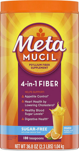 Metamucil Psyllium Sugar-Free Fiber Supplement Powder 36.8 oz