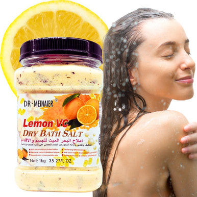 Rose Scrub W/Real Ground Rose Petals, 1Kg Natural Exfoliating Body Scrub For Preppy Skin Care, Body Exfoliator Scrub For Shower W/Spoon, For Women,Christmas (Vitamic C)