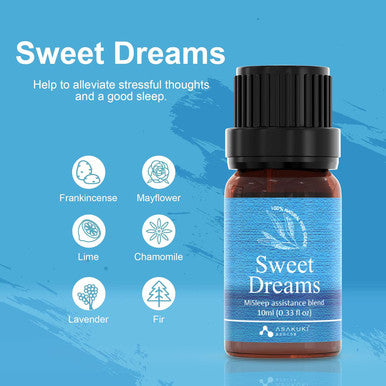 Asakuki Essential Oils Set, Aromatherapy Diffuser Oils Blends, 100% Natural Fragrance Essential Oils For Stress Relief, Sleep Better & Feel Good, The Little Box Of Cozy Set 3X10Ml