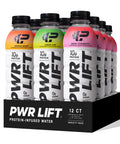 Whey Protein Water Sports Drink by PWR LIFT | Berry Strawberry | Keto, Vitamin B, Electrolytes, Zero Sugar, 10g of Protein | Post-Workout Energy Beverage | 16.9 Fl Oz (Pack of 12)