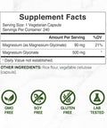 Deal Supplement Magnesium Glycinate 500mg Veggie Capsules & Vitamin D3 5000iu + K2 100mcg Softgels Bundle - Easily Absorbed Chelated Mineral - D & K Essential Sunshine Vitamins