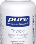 Pure Encapsulations Thyroid Support Complex - Supports Thyroid Health - Antioxidant Infusion - With Ashwagandha & Iodine - Non-Gmo & Vegetarian - 60 Capsules
