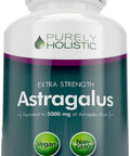 Purely Holistic Astragalus Capsules 5,000 Mg - 250 Capsules, 8+ Month Supply - Superior Strength Astragalus Root Extract 20:1 - Non Gmo, Vegetarian & Vegan Friendly - Supports The Immune System & Cardiovascular