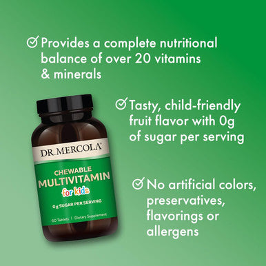 Dr. Mercola Chewable Multivitamin for Kids
