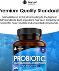 Lactobacillus Acidophilus Supplements 365 Tablets High Strength - Digestive & Gut Health Supplements Lactobacillus Live Cultures For Gut Health - Vegan, Gmo-, Gluten-, Gmp, Uk Made