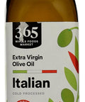 365 by Whole Foods Market, Extra Virgin Mediterranean Olive Oil, 33.8 Fl Oz