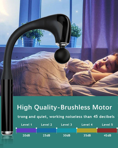Massage Gun With Extension Handle, Back Massager For Pain Relief Deep Tissue, Multifunction Massage Gun For Body Massage