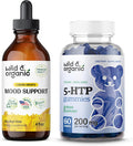 Wild & Organic Mood Support Tincture 4 Fl Oz & 5-Htp Gummies
