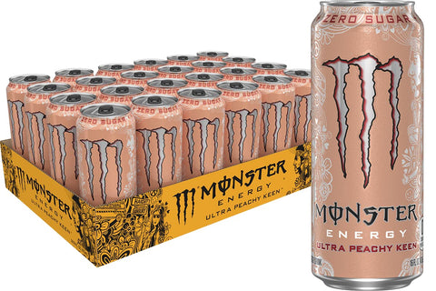 Monster Energy Zero Ultra, Sugar Free Energy Drink, 16 Ounce | Pack of 15