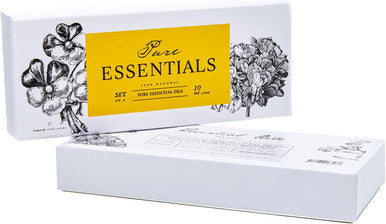 Essential Oils by Pure Essentials 100% Pure Therapeutic Grade Oils kit- Top 6 Aromatherapy Oils Gift Set-6 Pack, 10ML(Eucalyptus, Lavender, Lemon Grass, Orange, Peppermint, Tea Tree)