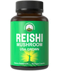 Reishi Mushroom Capsules | Usa Grown Made With Reishi Mushroom Supplement In Vegan Capsules | Support Brain, Energy, And Immune