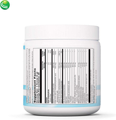 Nutra BioGenesis - Focus Fizz - B Vitamins, GABA and Rhodiola for Focus, Memory and Healthy Stress Response - Gluten Free, Vegan, Powder - 150 g
