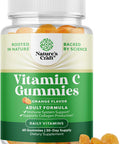 Chewable Vitamin C Gummies for Adults Halal Vitamin C Immune Support Gummies - Ascorbic Acid Natural Vitamin C Gummy Immune Booster for Adults and Natural Cold Remedy Gummy Vitamin C Vitamins