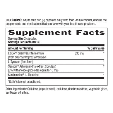 Country Life Gut Connection - Stress Balance - 60 Ct - Improves Gut Microbiome Health - Promotes Mental Calmness - Diminishes Occasional Tension
