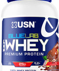 USN Supplements BlueLab 100 Percent Whey Protein Powder, Keto Friendly, Low Carb and Calorie, 2 lb