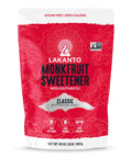 Lakanto Monk Fruit Sweetener With Erythritol, White Sugar Substitute From Monk Fruit Extract, Classic White Sugar Replacement for Baking, Coffee & Tea, Gluten Free, Low Carb, Non GMO, Keto, 5 LB Bag