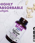 Bluebonnet Nutrition Milk Free Calcium 1,200 mg Plus Vitamin D3 400 IU High Potency Maximum Absorption Strong Healthy Bones and Immune Health Support Supplement Gluten Free Dairy Free 60 Softgels