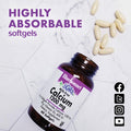 Bluebonnet Nutrition Milk Free Calcium 1,200 mg Plus Vitamin D3 400 IU High Potency Maximum Absorption Strong Healthy Bones and Immune Health Support Supplement Gluten Free Dairy Free 60 Softgels