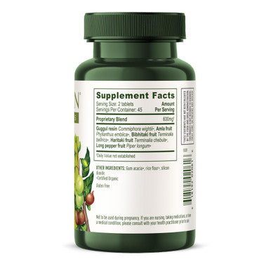 Banyan Botanicals Triphala Guggulu 90 Tablets