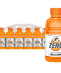 Gatorade Thirst Quencher Zero Sugar Sports Drink Orange 12oz Pack of 12 Electrolytes for Rehydration