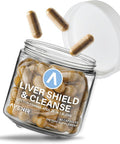 Liver Shield & Cleanse Herbal Liver Cleanse Detox & Repair Supplement Milk Thistle & Artichoke Extract Supplements Fatty Liver & Health Support 60 Capsules For Men And Women
