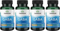 Swanson Amino Acid Maximum Strength GABA 750 Milligrams 60 Veg Capsules (4 Pack)