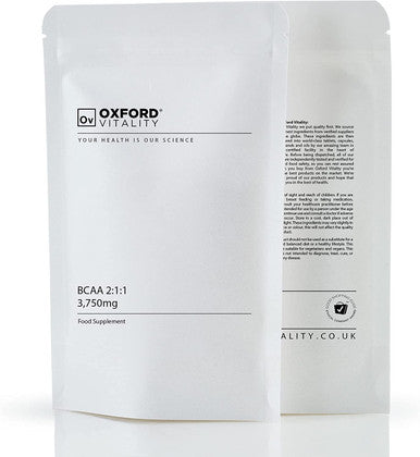 BCAA 2:1:1 Tablets | 3,750mg Supplement for Before and After Sports Nutrition | by Oxford Vitality
